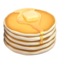 Pancakes emoji on Apple